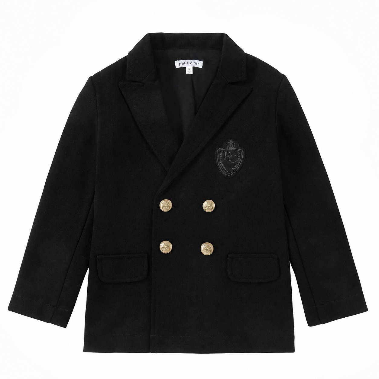 Black Pique Blazer