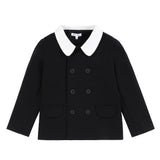 Boys Black Collared Blazer