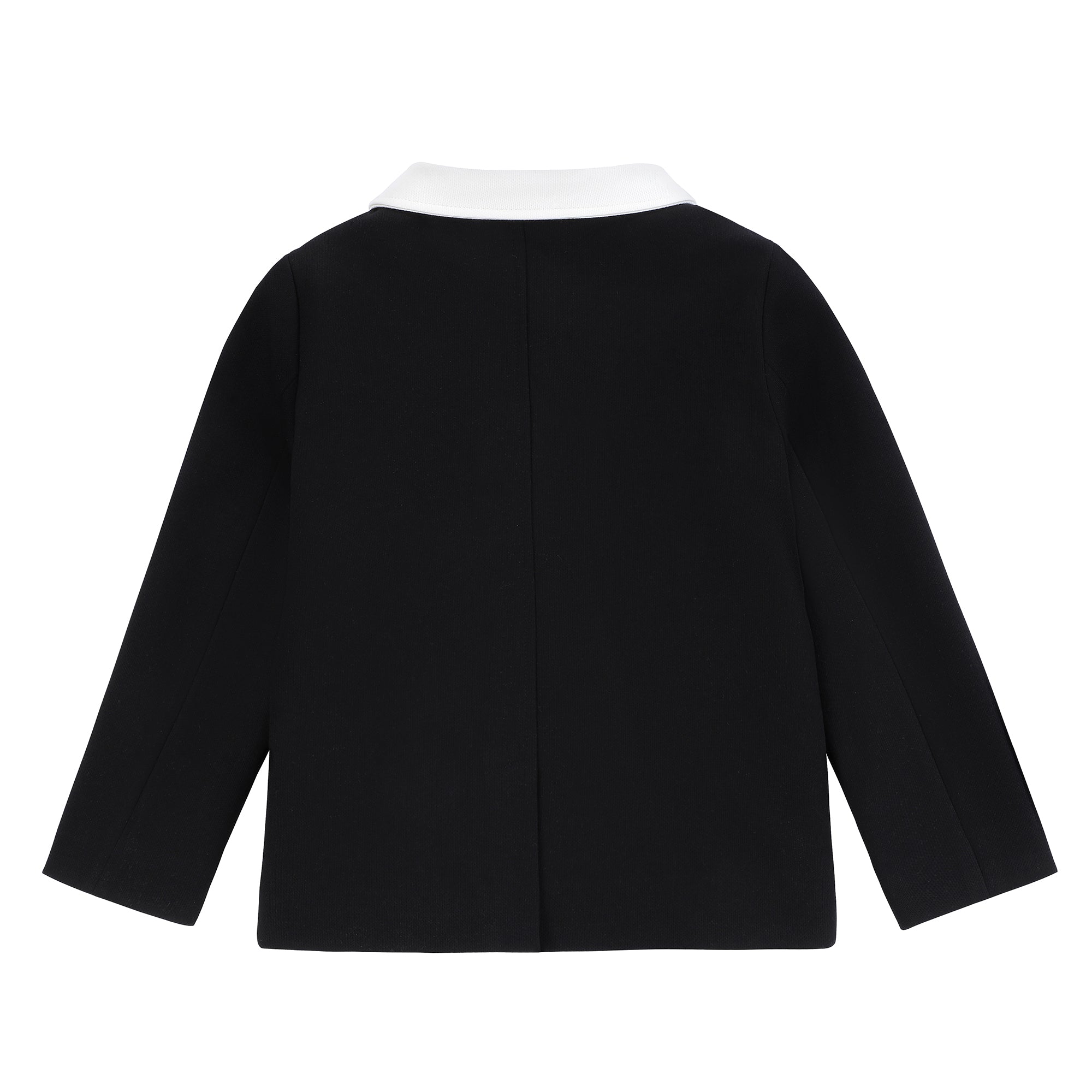 Boys Black Collared Blazer