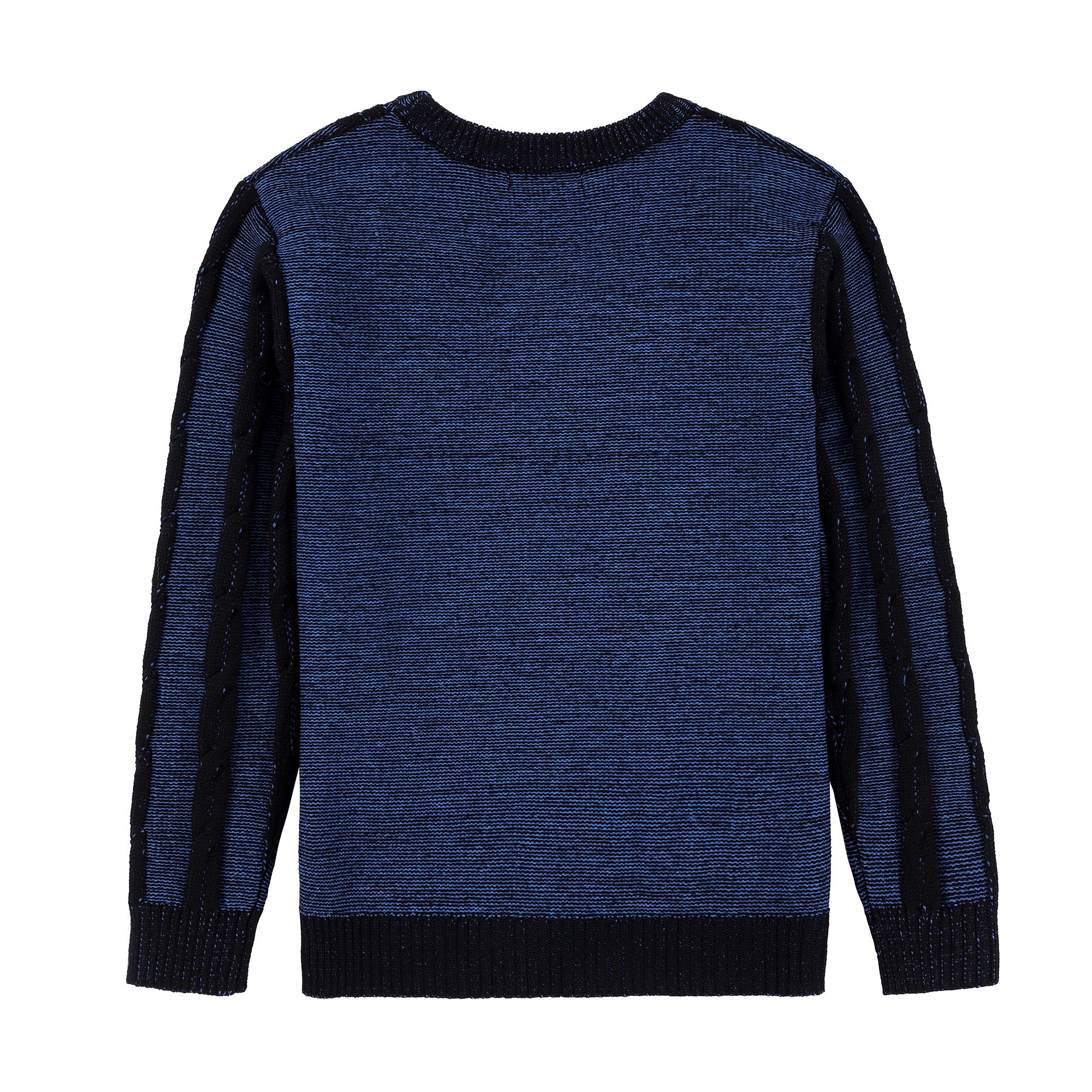 Boys Blue & Black Knit Sweater