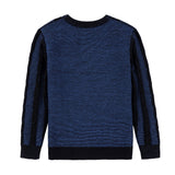 Boys Blue & Black Knit Sweater
