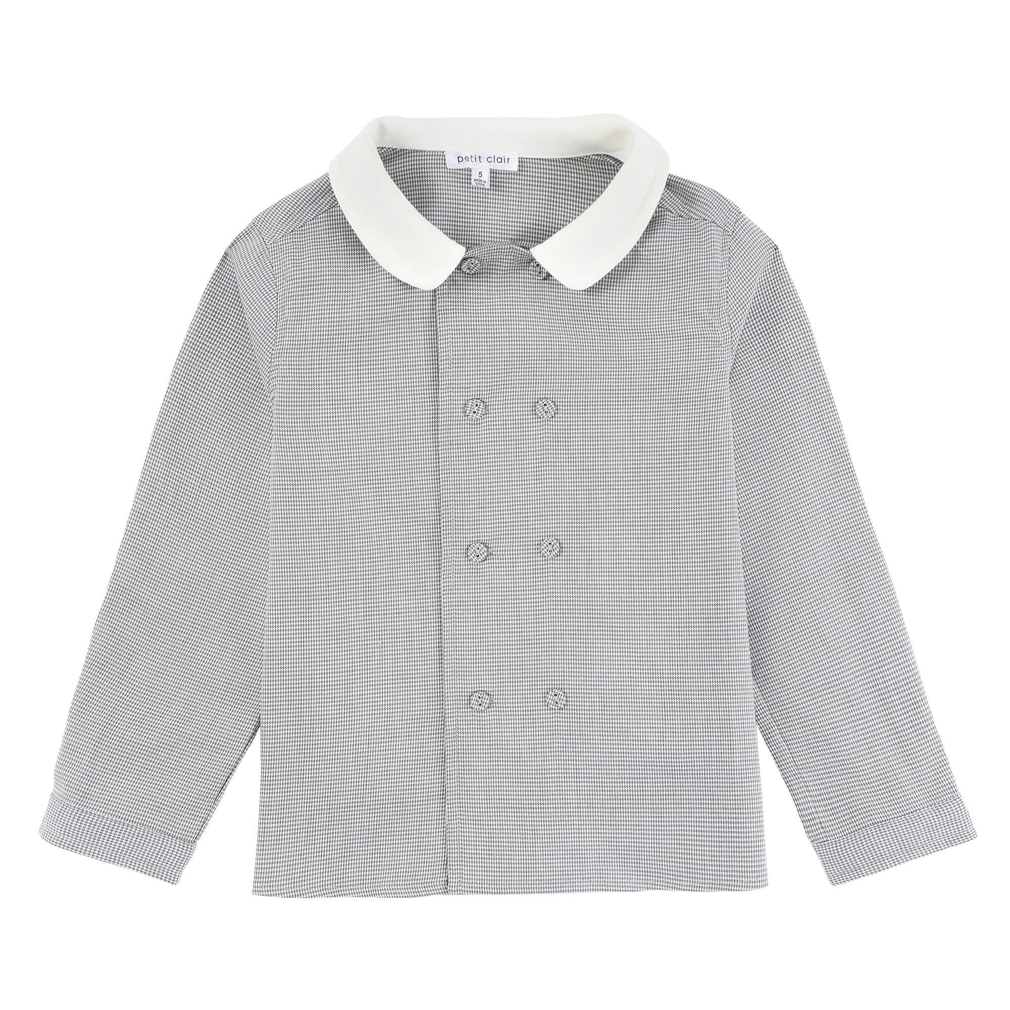 Boys Heirloom Check Collared Shirt