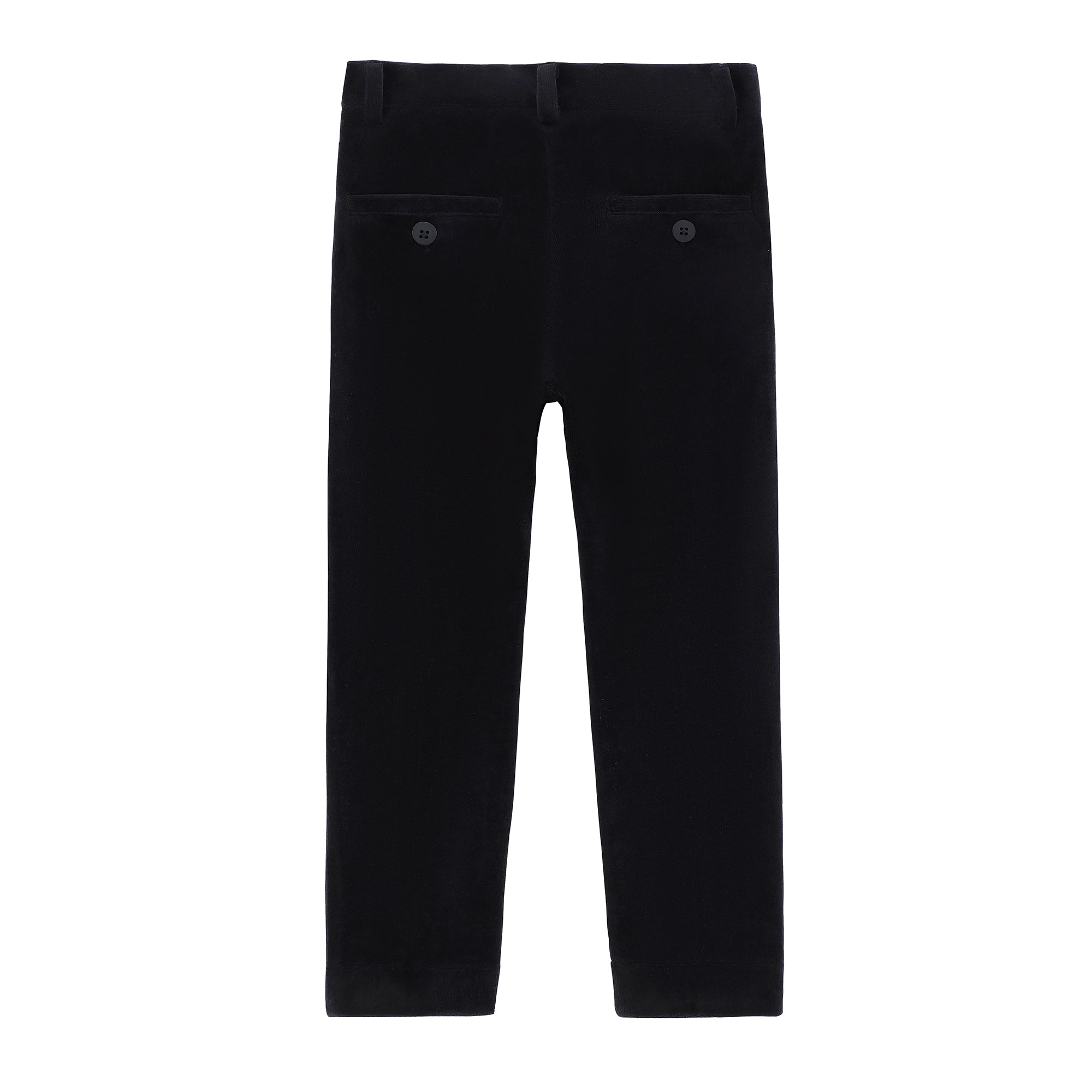 Boys Black Velour Pants