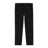 Black Pique Pants