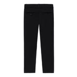 Black Pique Pants