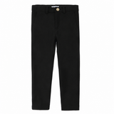 Black Pique Pants