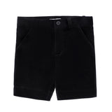 Black Velvet Shorts