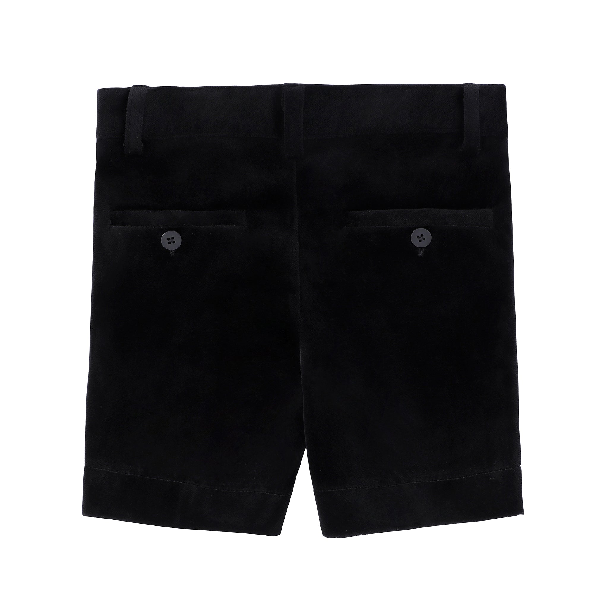 Black Velvet Shorts