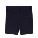 Boys Navy Button Shorts