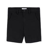 Black Pique Shorts