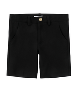 Black Pique Shorts