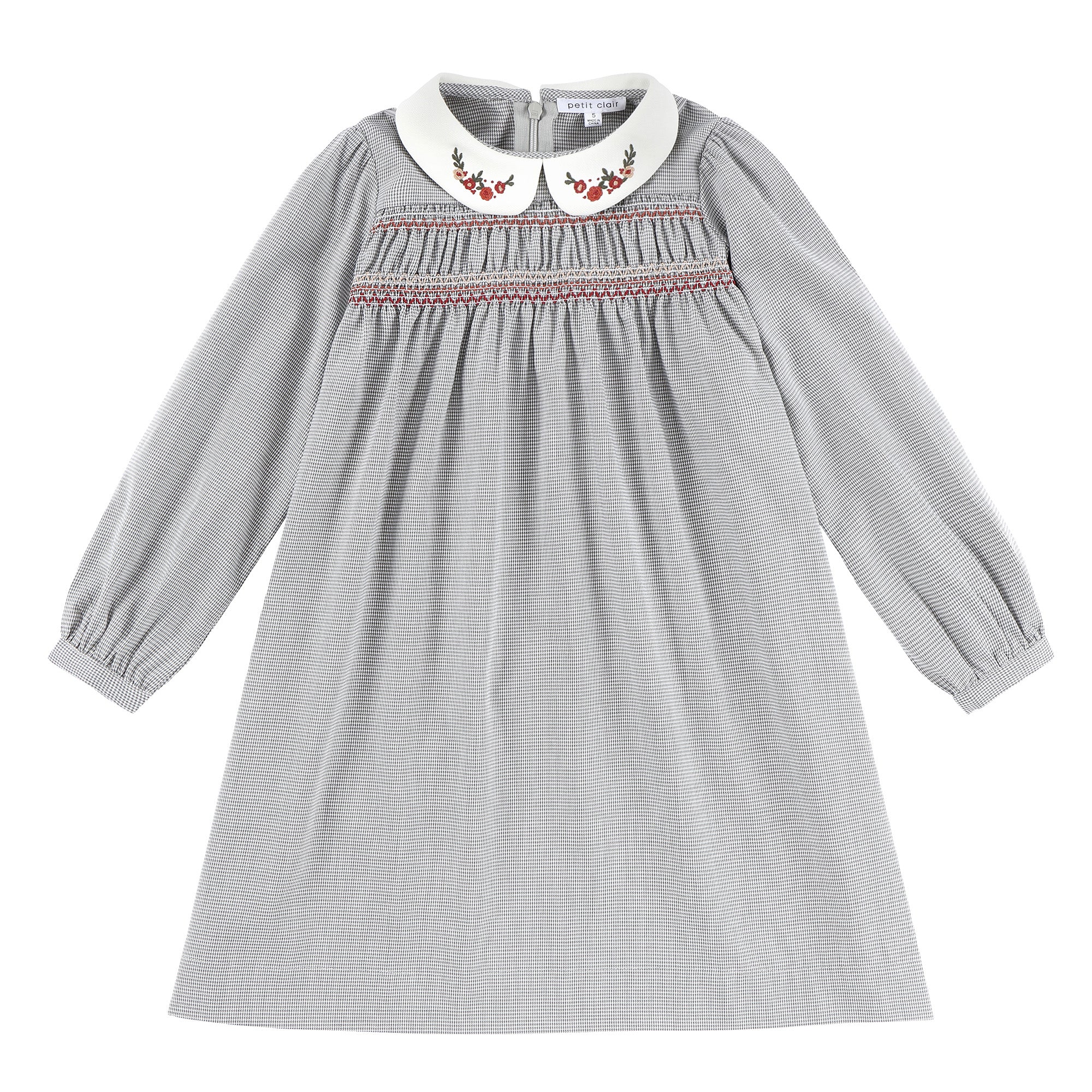 Girls Heirloom Check Dress