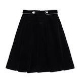 Girls Velvet Charm Skirt