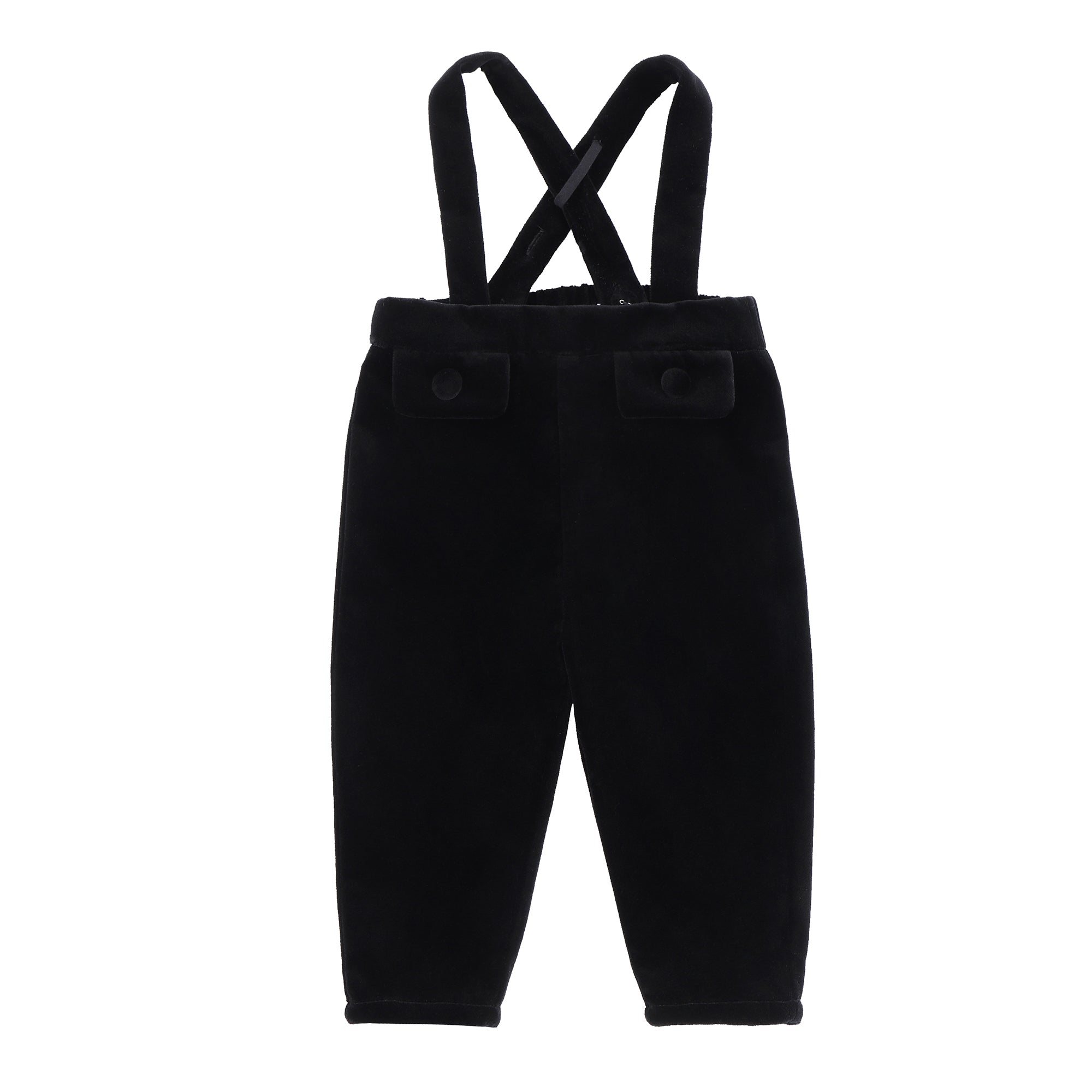 Baby Boys Velvet Charm Romper