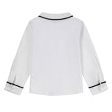 Boys Velvet Charm Collared Shirt