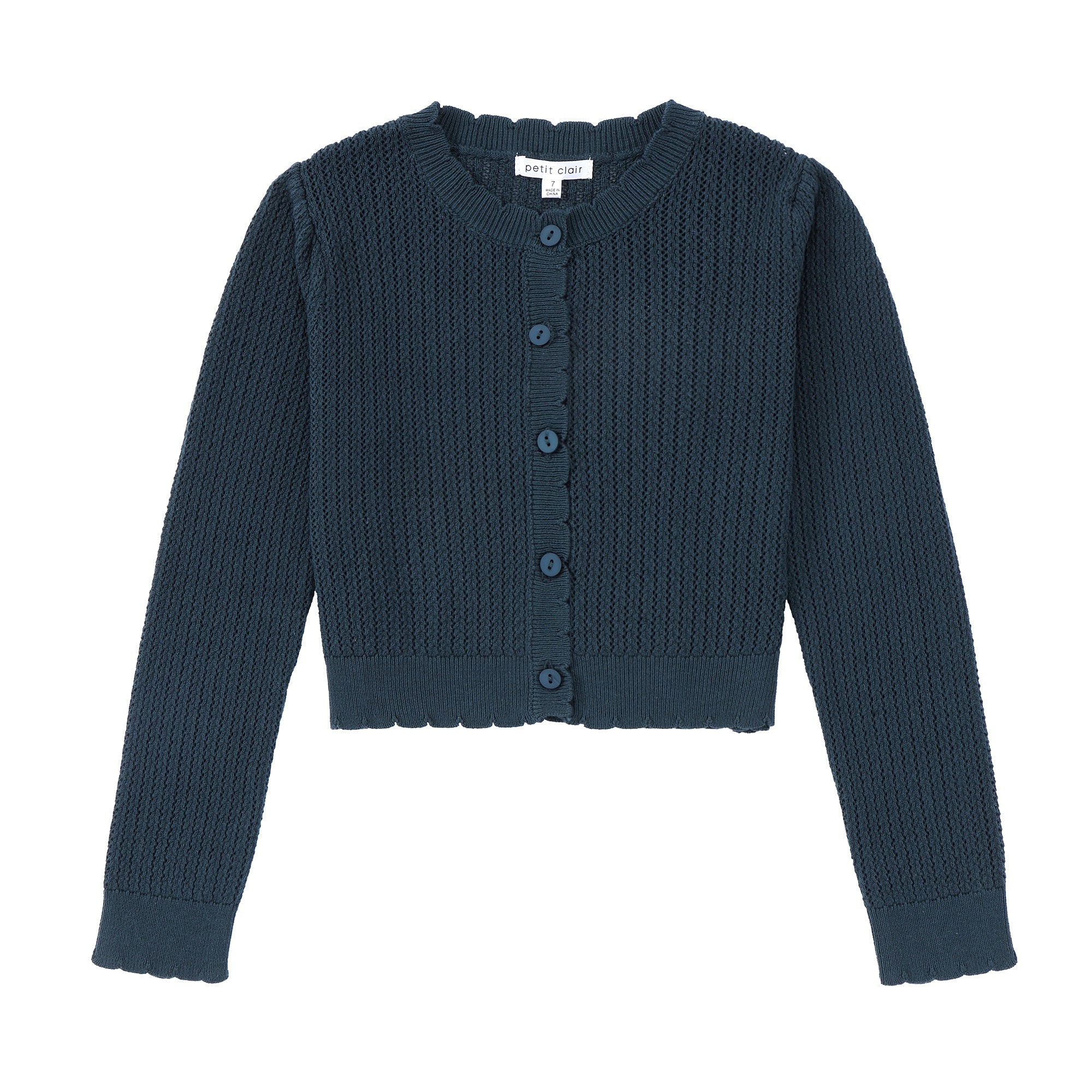 Girls Winter Bloom Knit Sweater