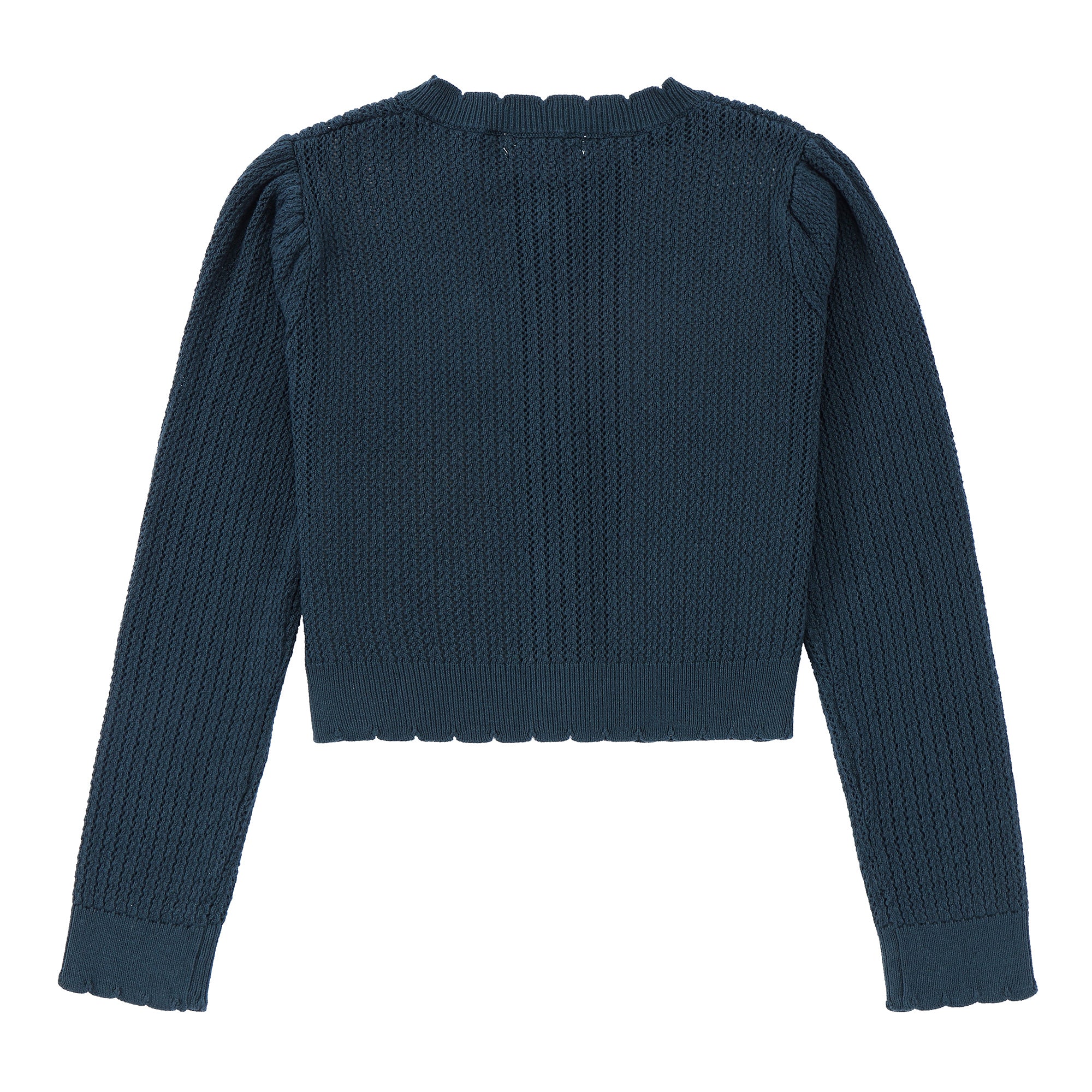 Girls Winter Bloom Knit Sweater
