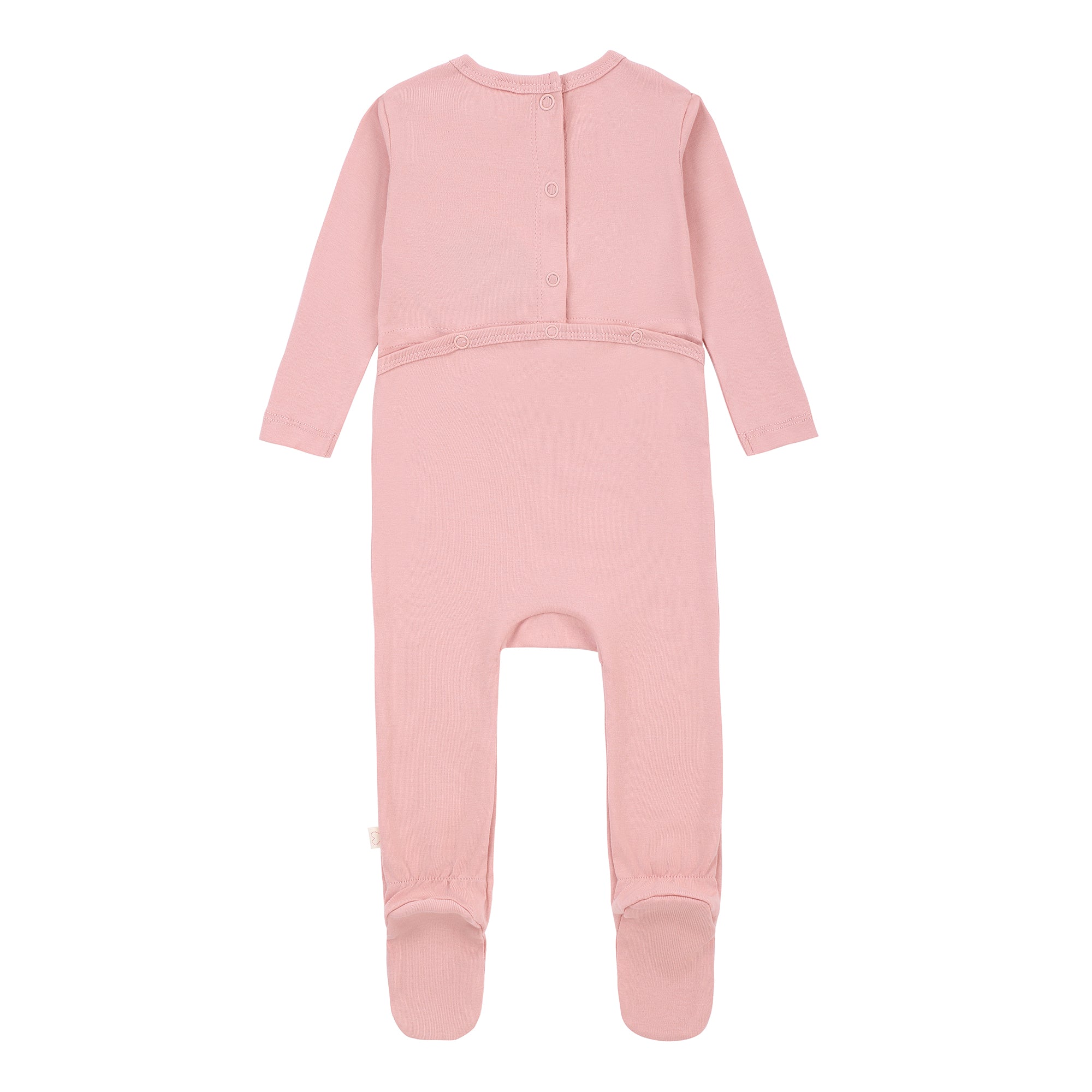 Baby Girls Pink  BEBE Footsie