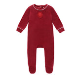 Baby Girls Red P-Logo Footsie
