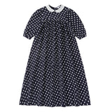 Girls Dot Fridaywear Collared Maxi Dress