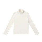 Ivory Mock Neck T-Shirt