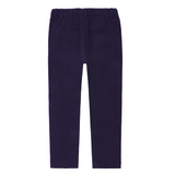 Dark Blue Chino Patch Pocket Pull On Pants
