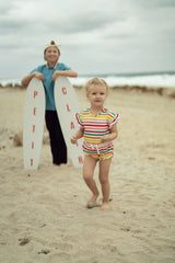 Baby Girls Bright Stripes Romper