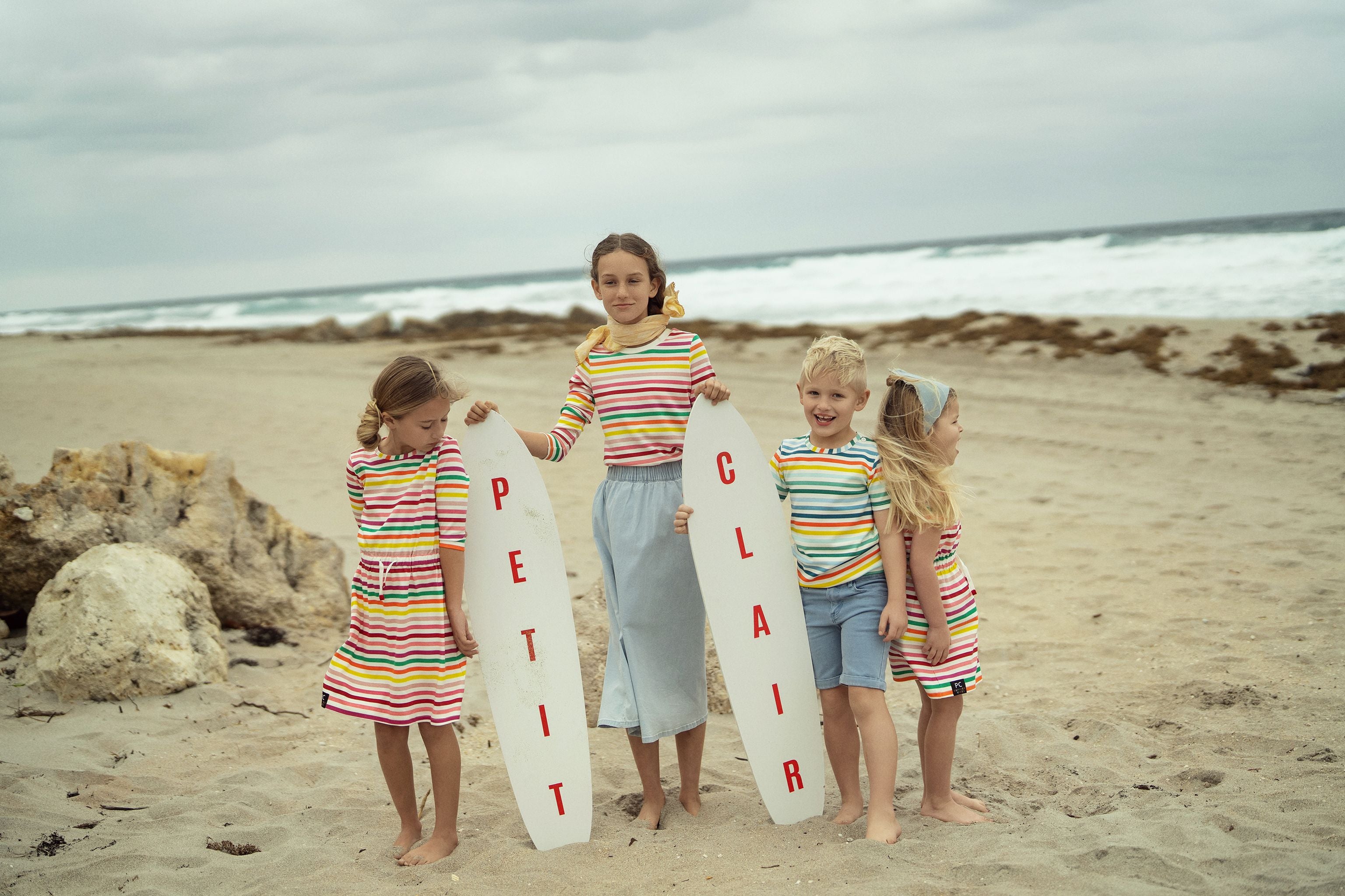 Girls  Bright Stripes Dress