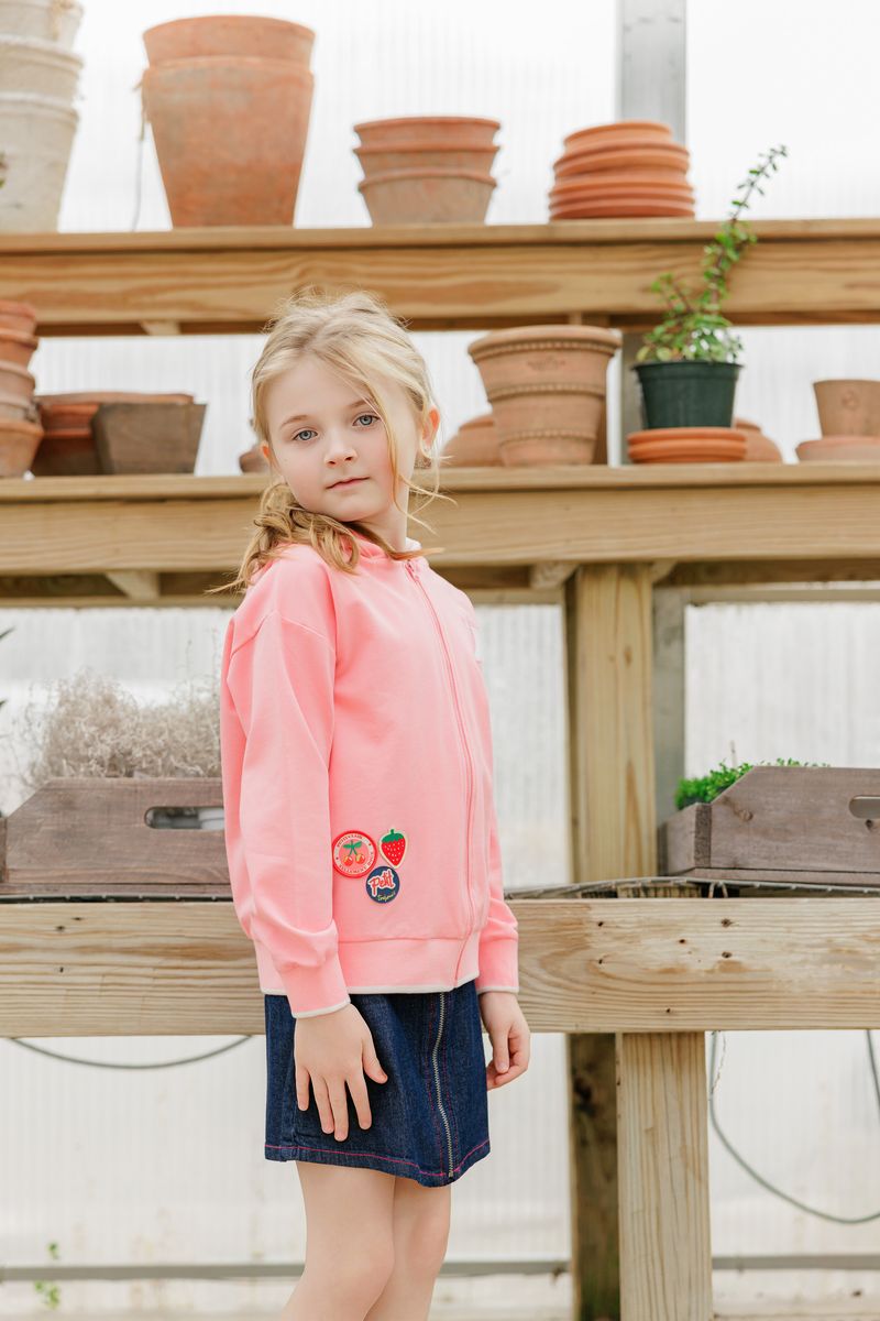 Girls Pink Hoodie
