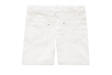 White Denim Shorts