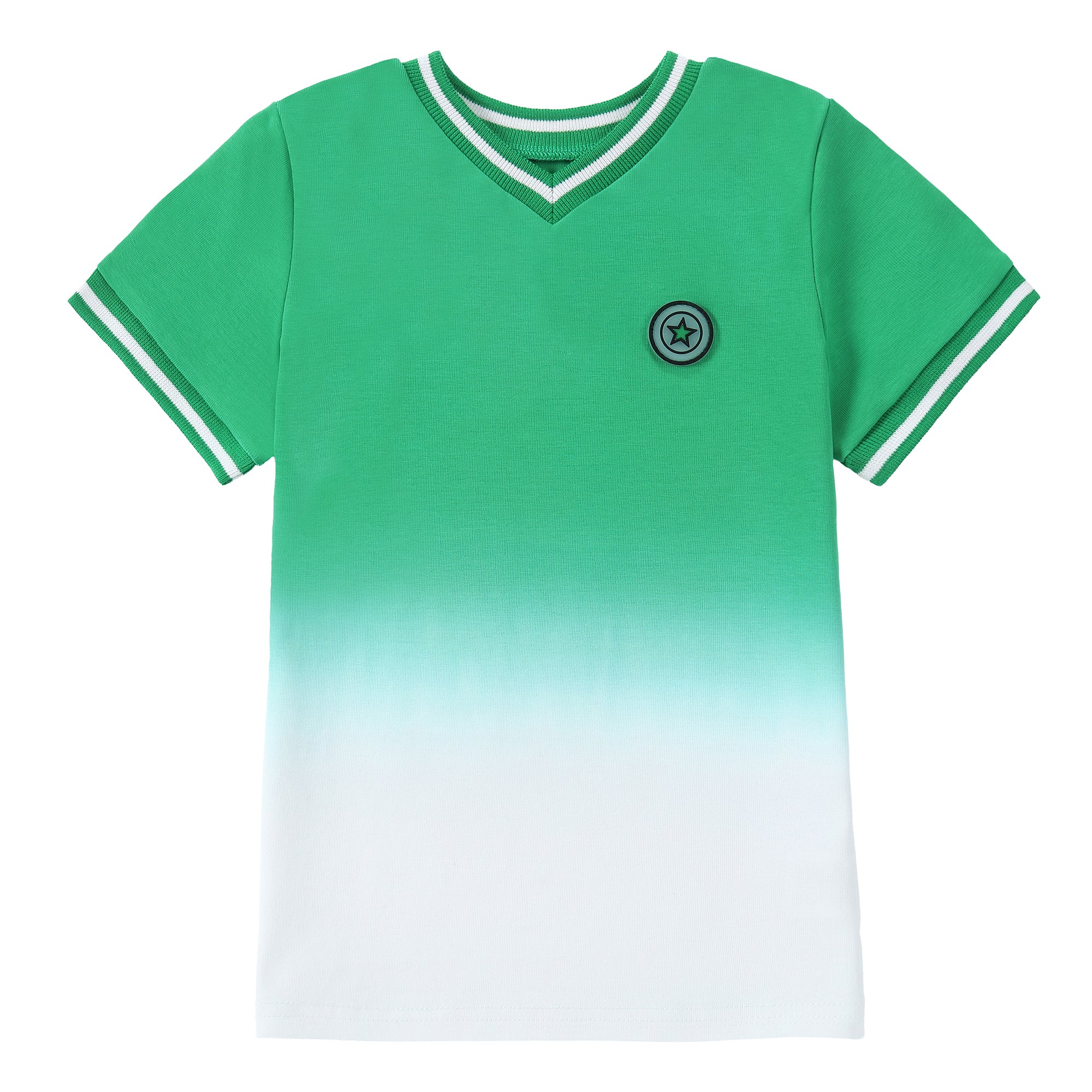 Boys Green Dip T-Shirt