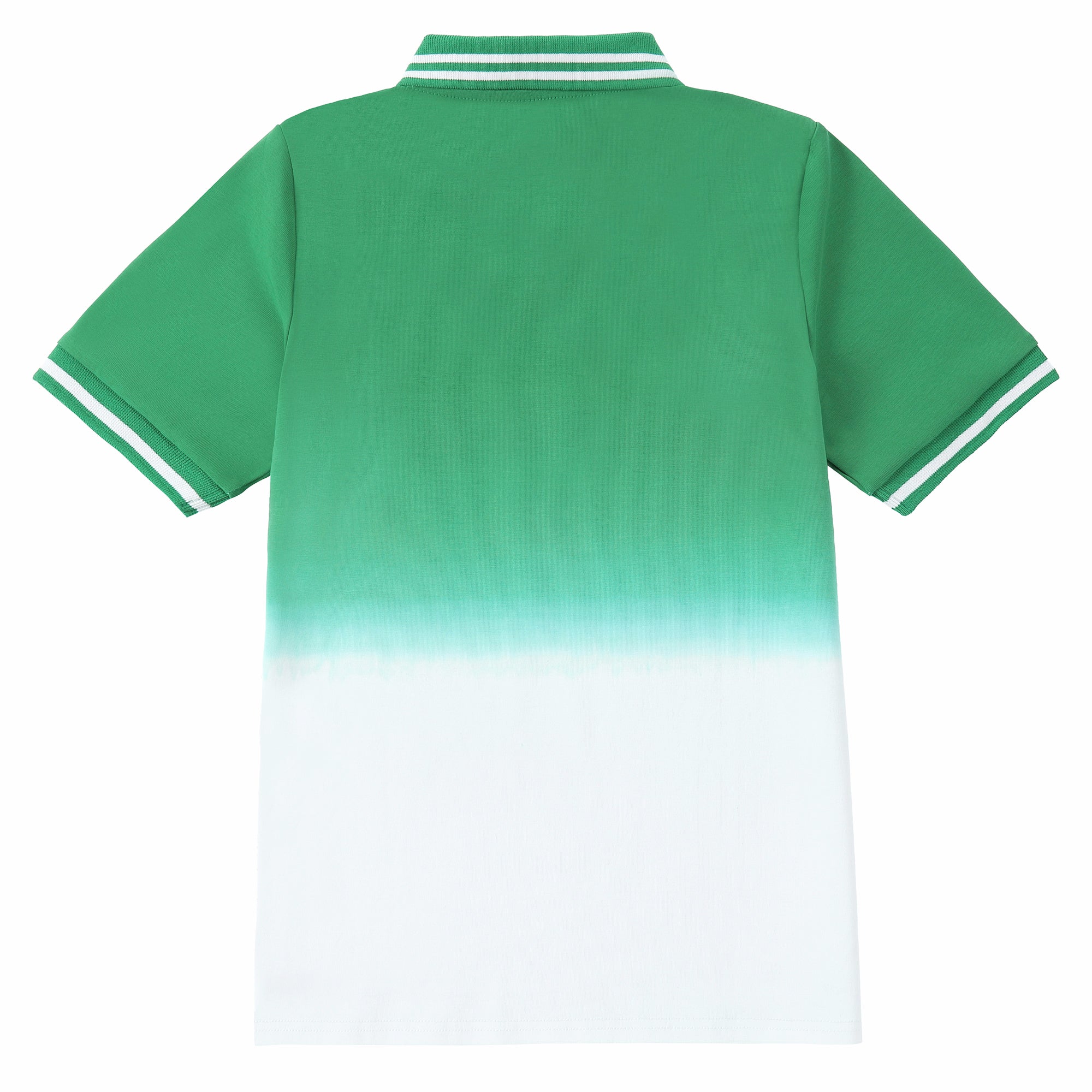 Boys Green Dip Polo
