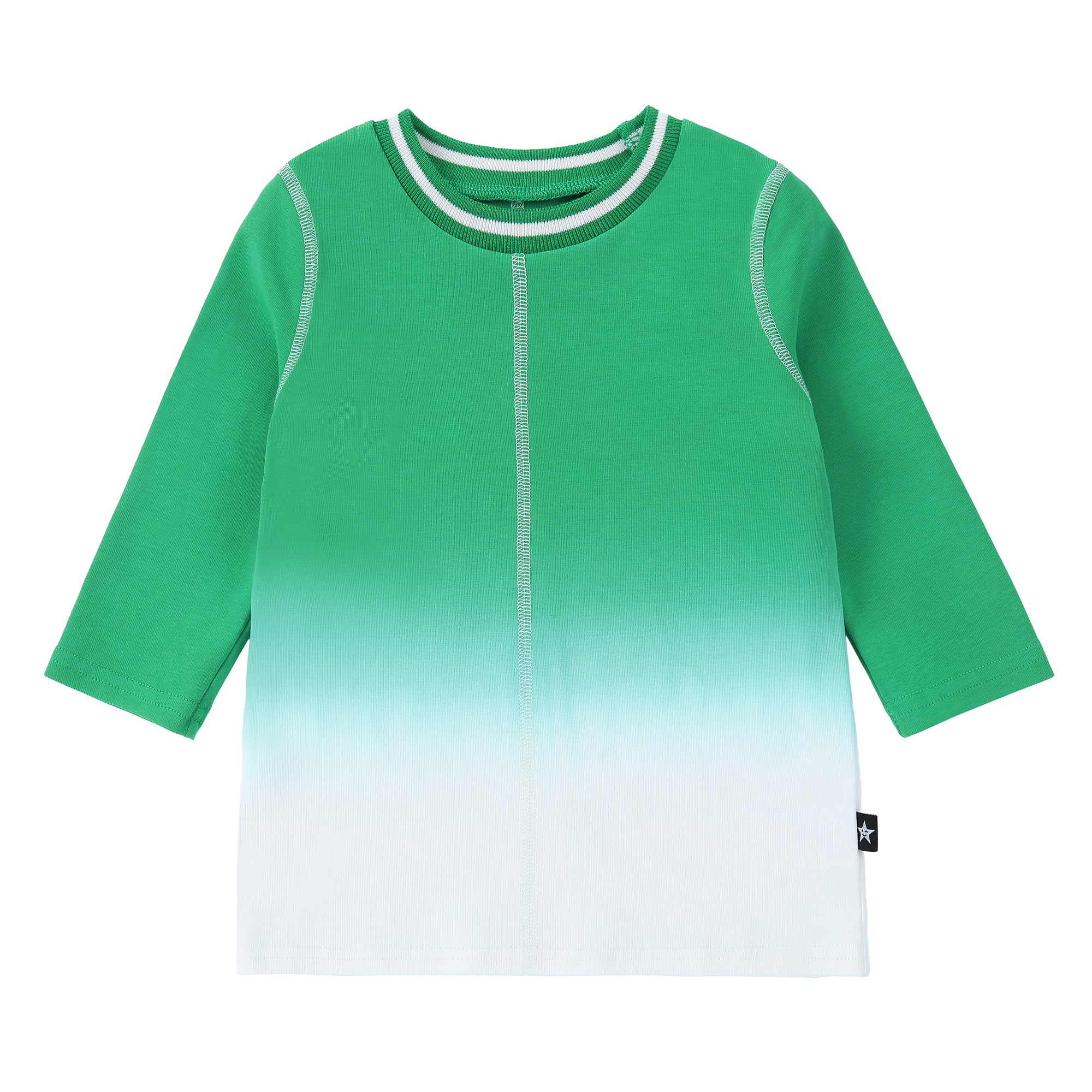 Girls Green Dip T-Shirt