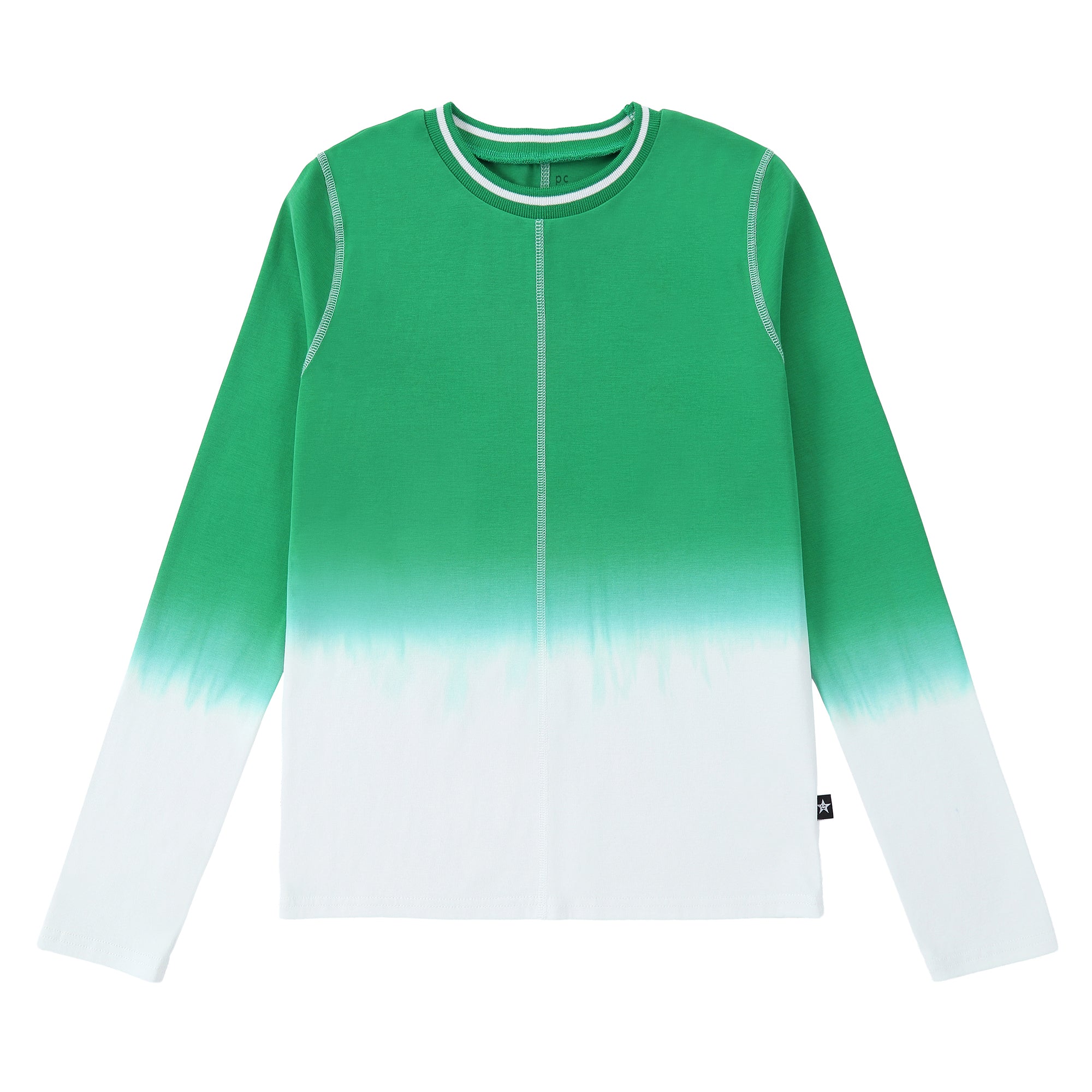 Girls Green Dip T-Shirt
