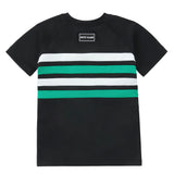 Boys Black, Green & White Rashguard