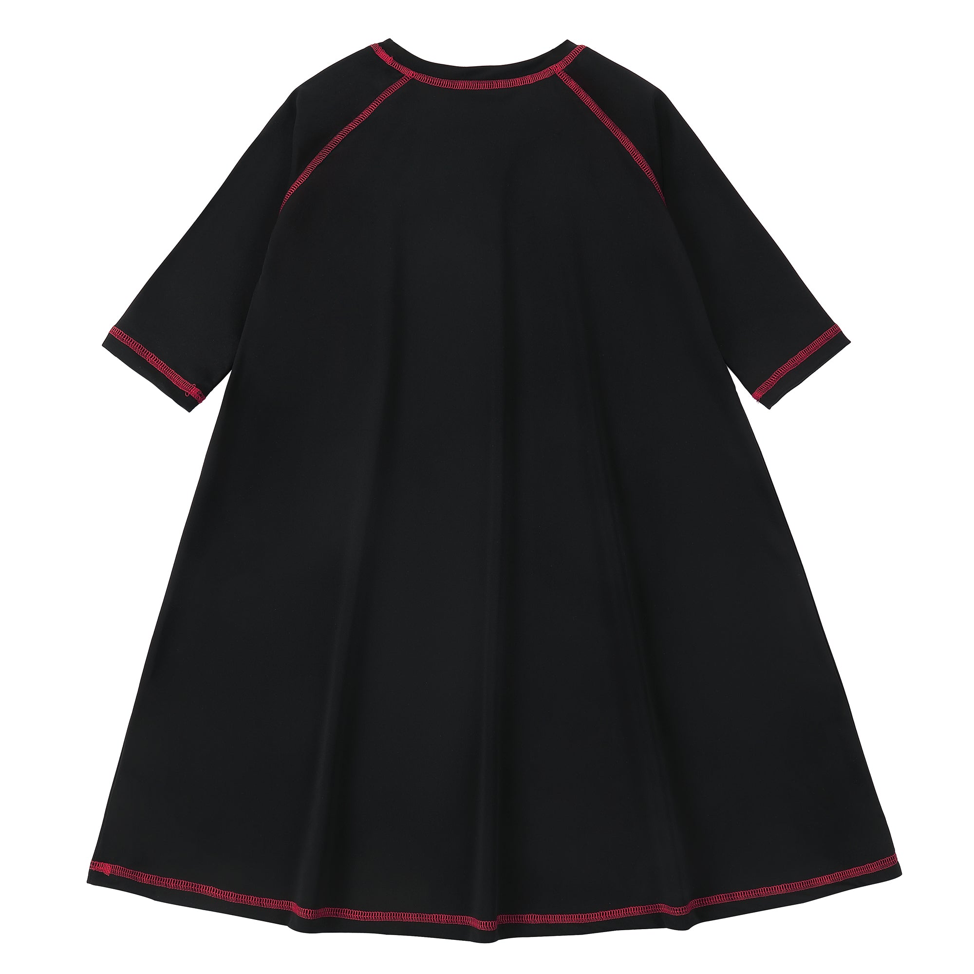 Girls Black Swim Dress