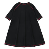 Girls Black Swim Dress