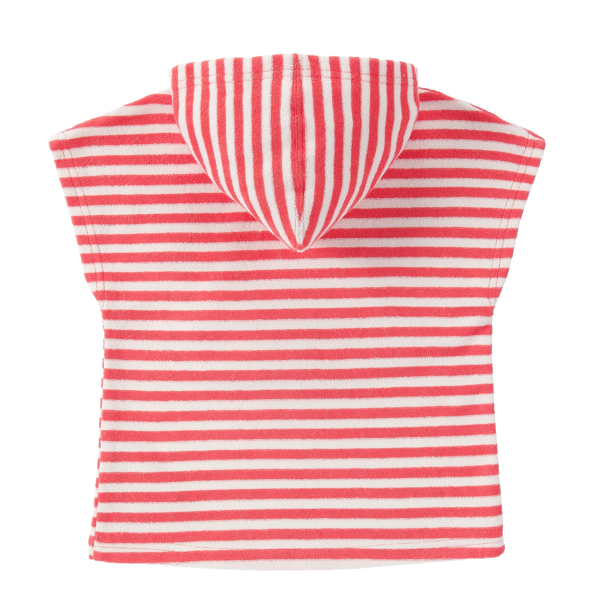 Baby Girls Pink & White Towel Hoodie