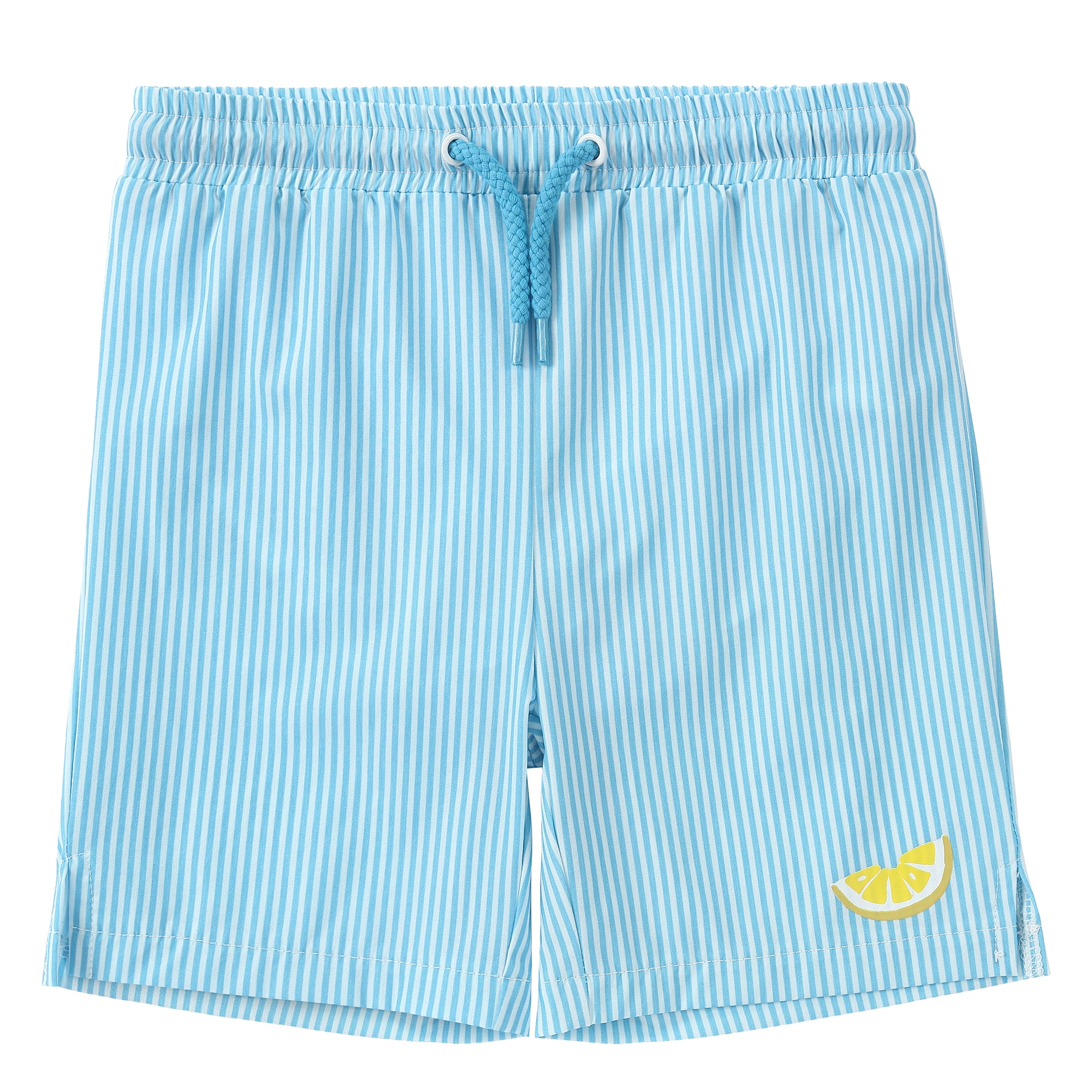 Boys Blue Lemon Swim Trunk
