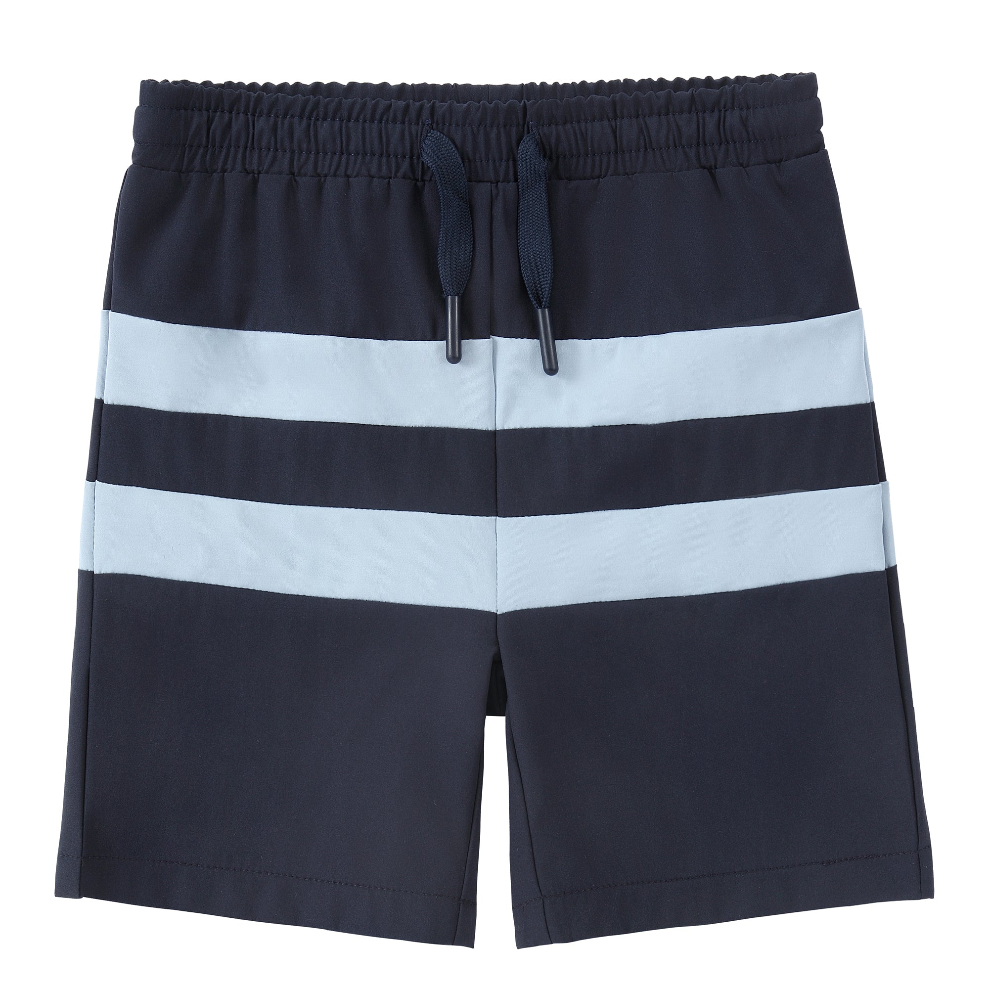 Boys Navy & Blue Colorblock Swim Trunk