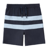 Boys Navy & Blue Colorblock Swim Trunk