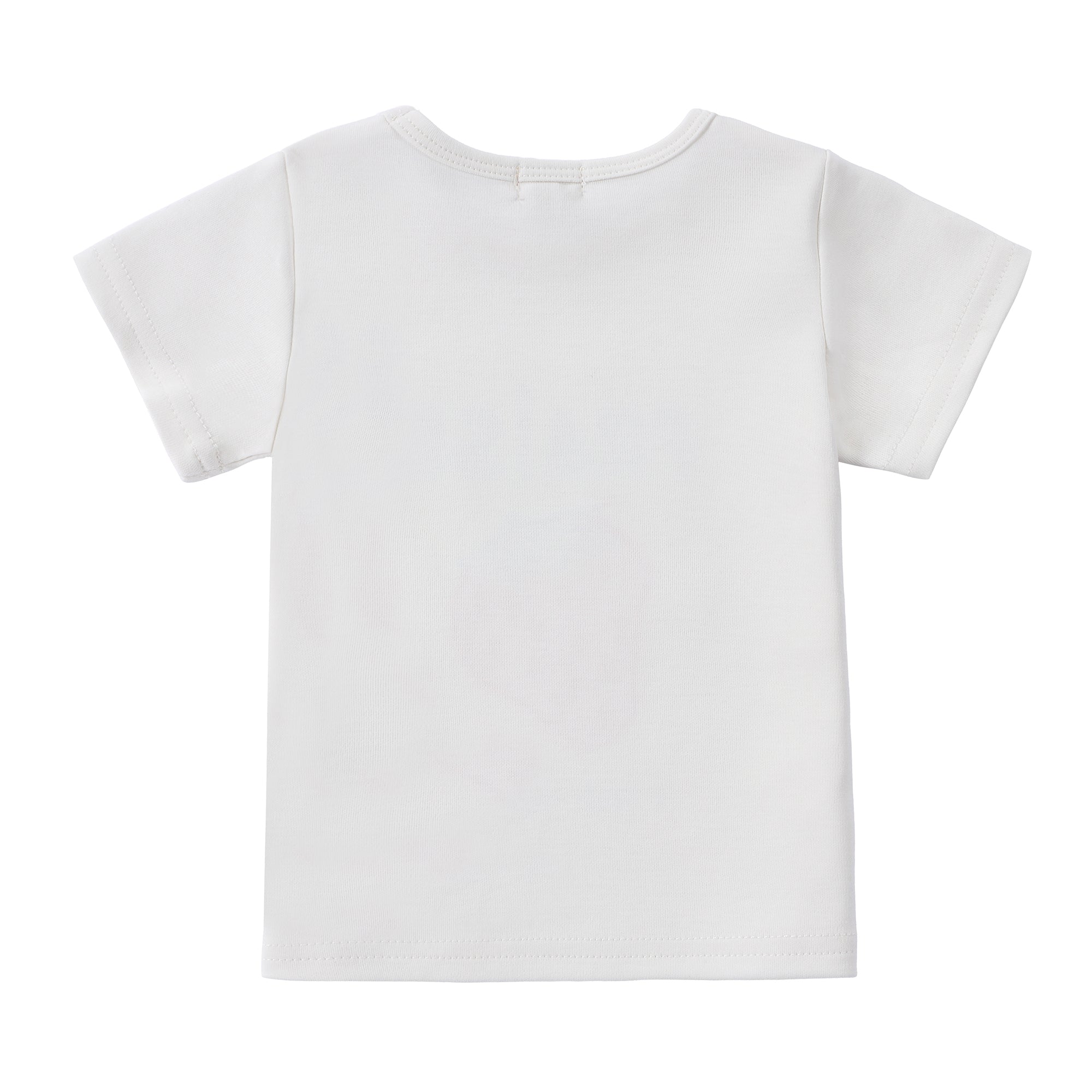Girls White Strawberry T-Shirt