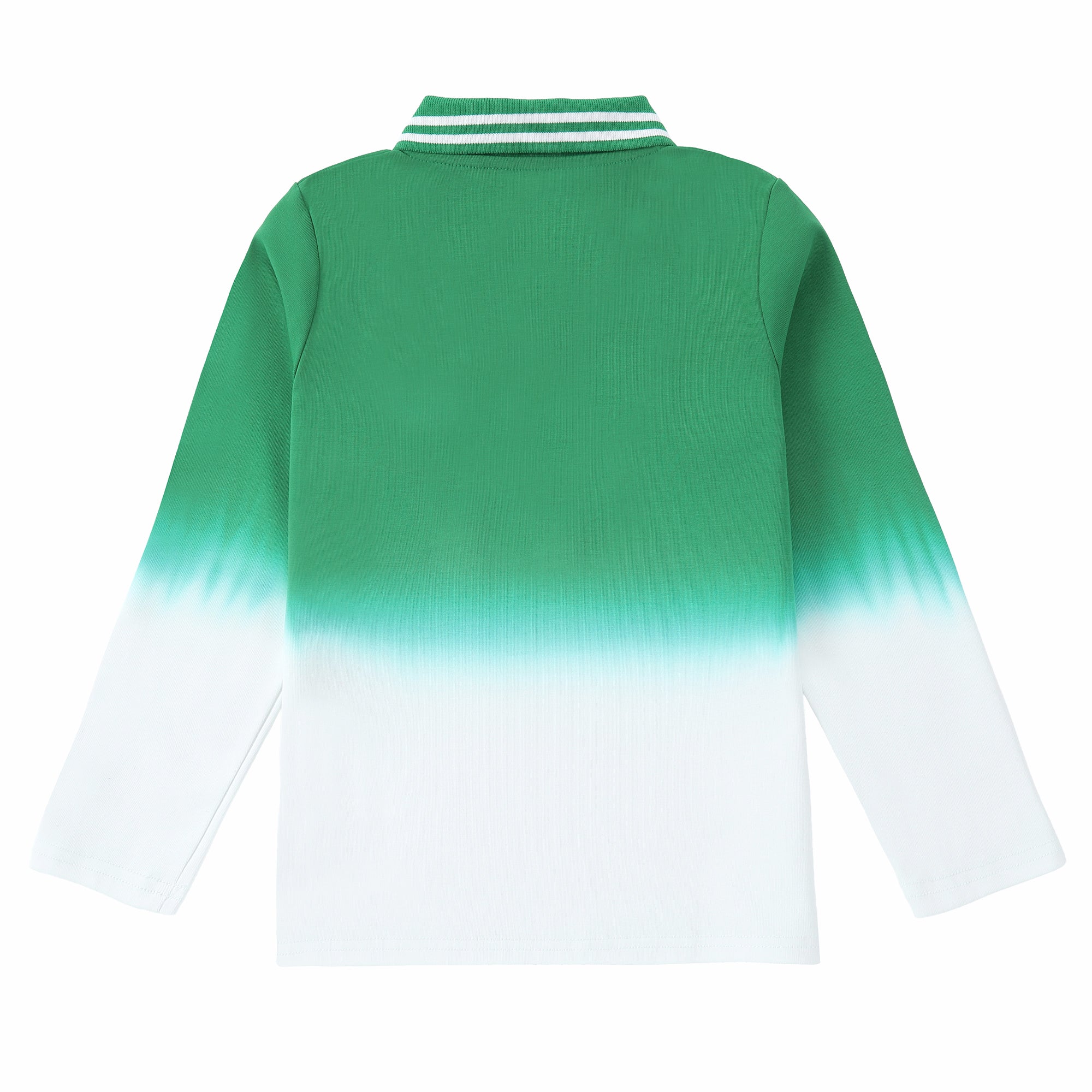 Boys Green Dip Polo