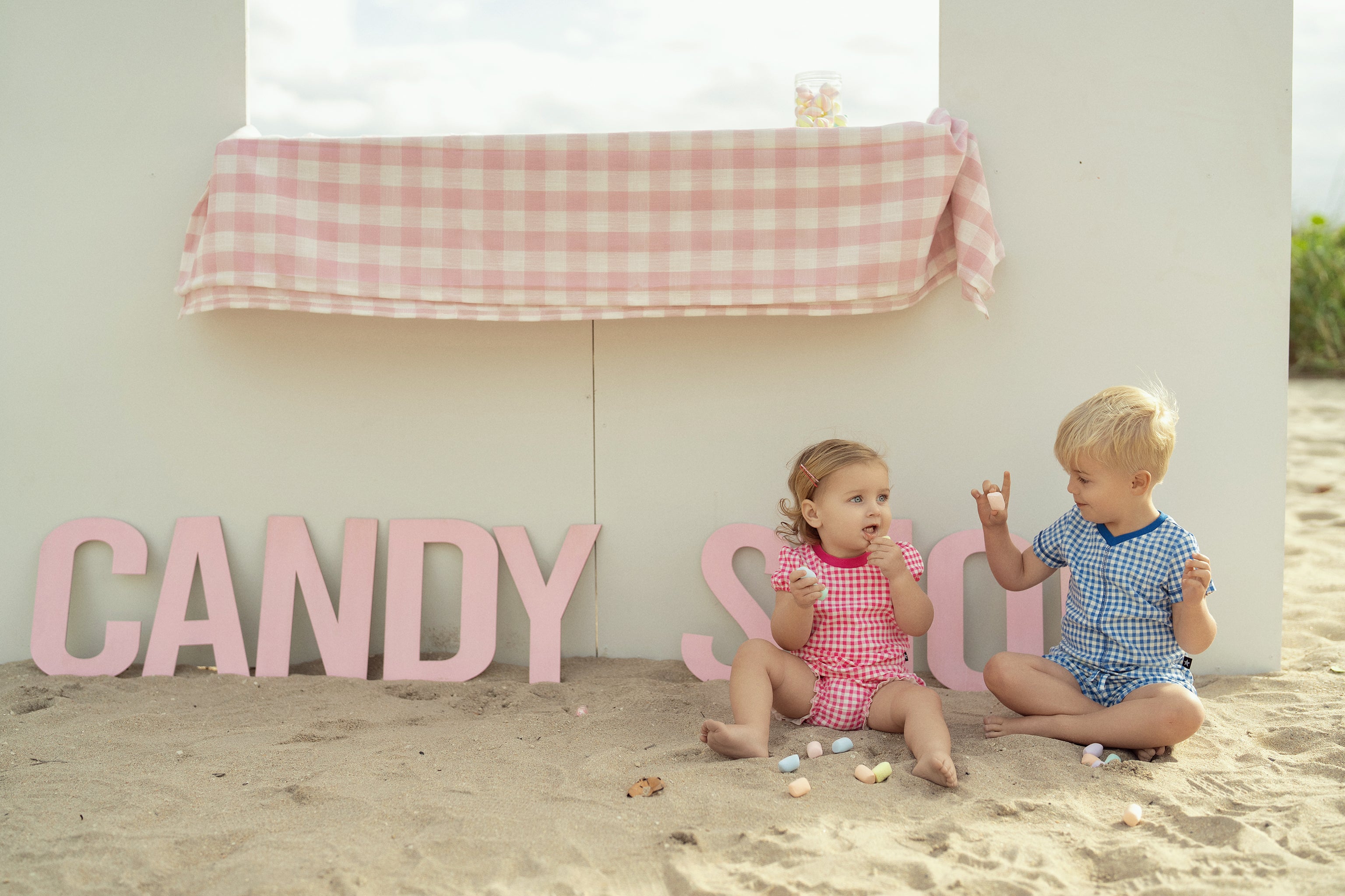 Baby Boys Sweet Check Set