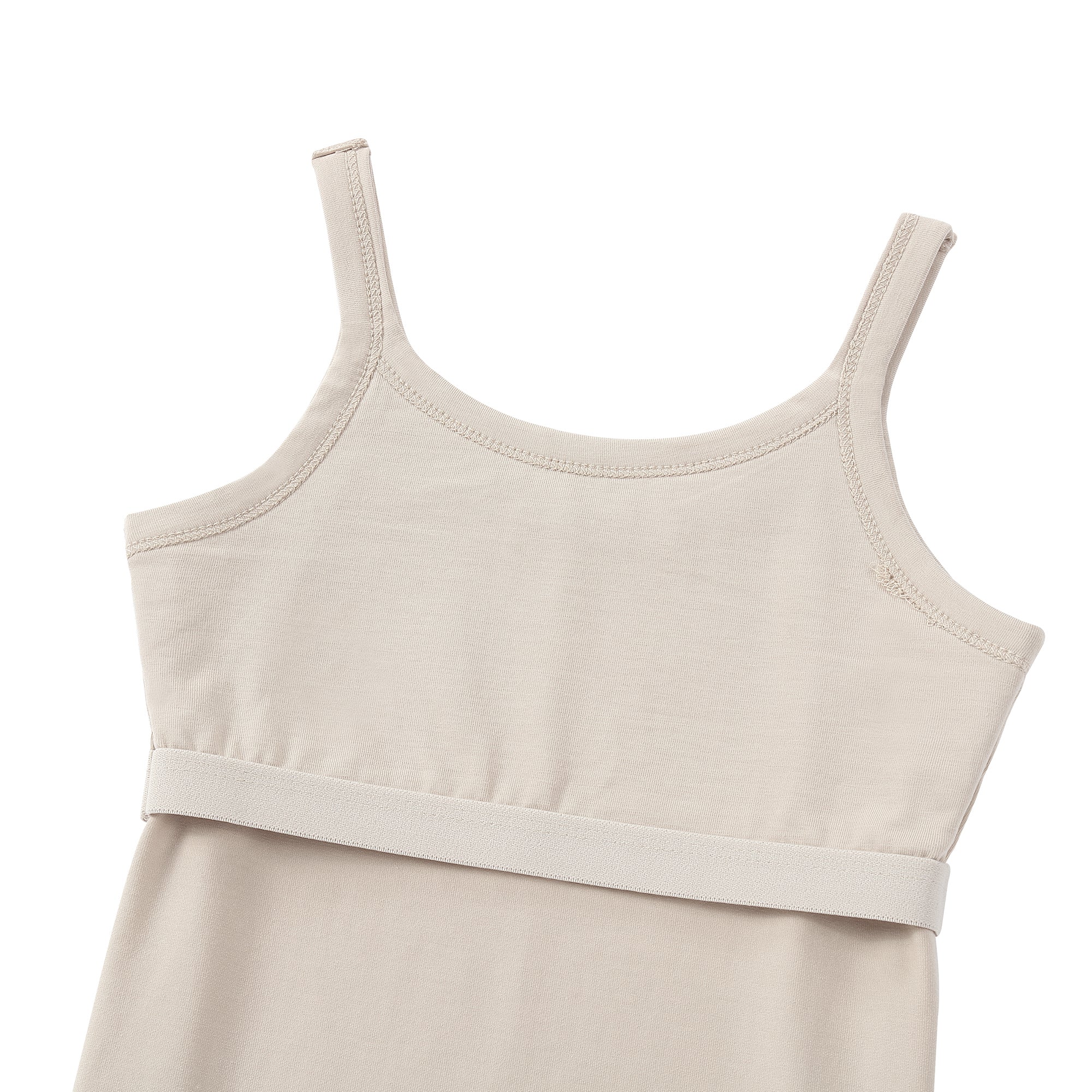 Teen Jersey 2pc Camisole with Support - Tan