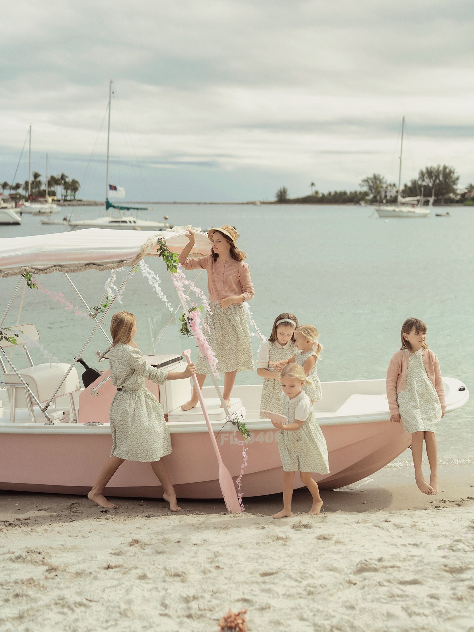 Girls  Garden Days Pleated Skirt