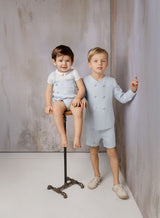 Boys Light Blue  Overalls