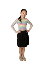 Girls Black Pleated Skirt