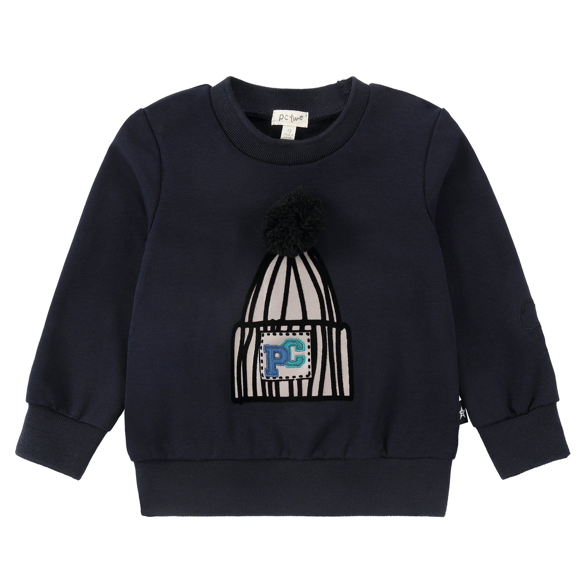 Navy Hat Sweatshirt