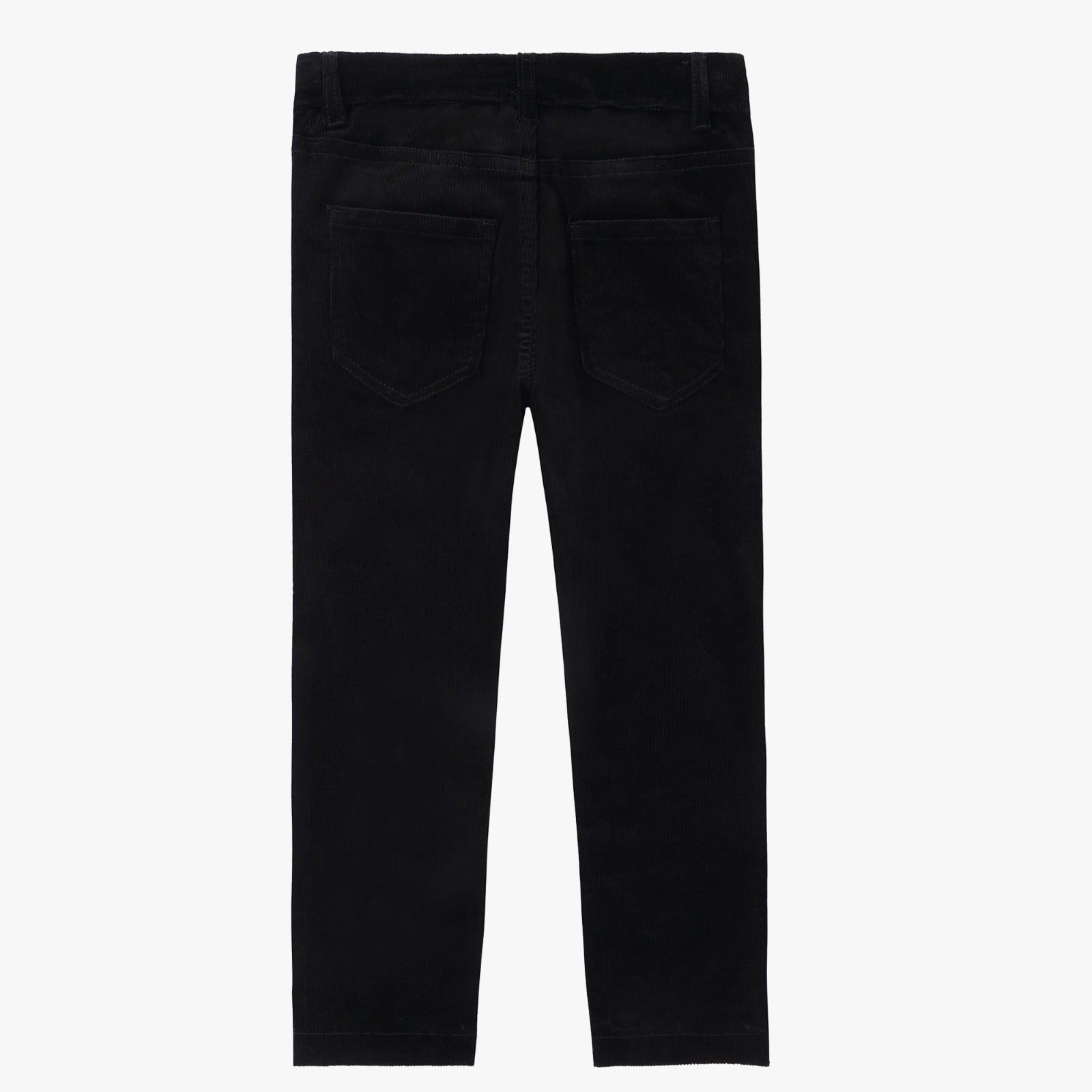 Black Corduroy Pull On Pants